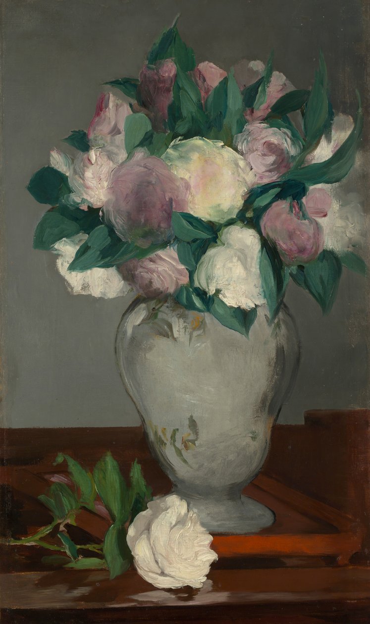 Pionit, 1864-65. tekijältä Édouard Manet