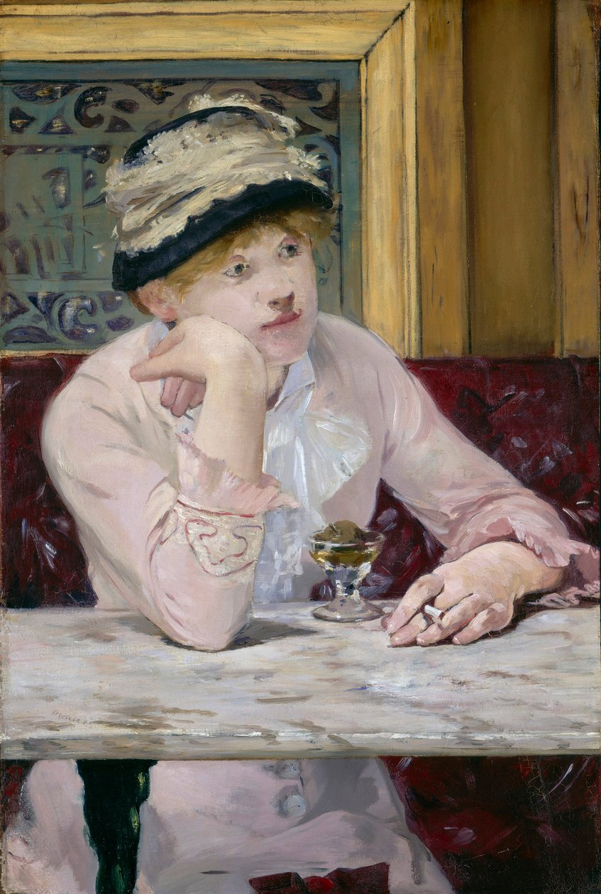 Luumu Brandy, c. 1877 (öljy kankaalle) tekijältä Édouard Manet