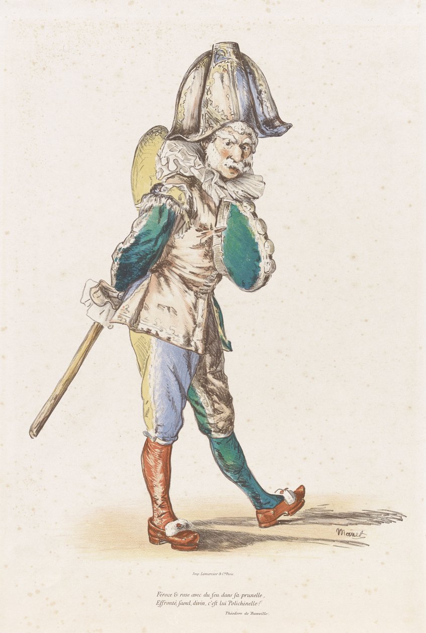 Pulcinella tekijältä Édouard Manet