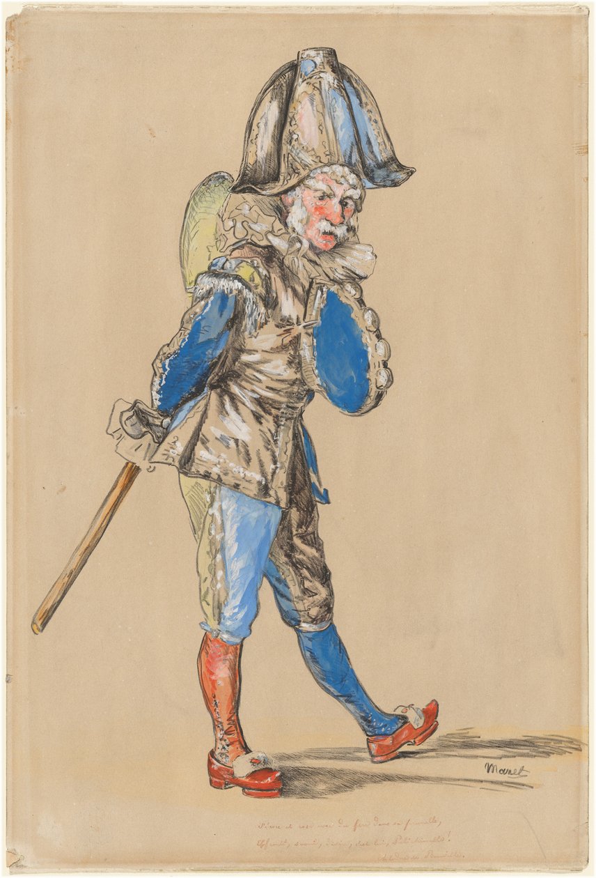 Polichinelle tekijältä Édouard Manet