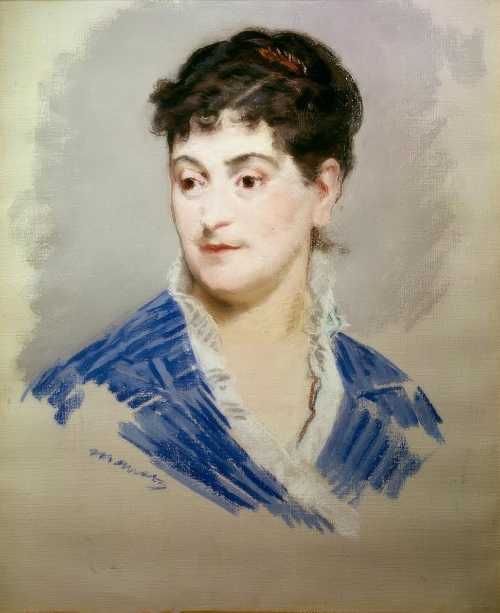 Rouva Emile Zolan muotokuva tekijältä Édouard Manet