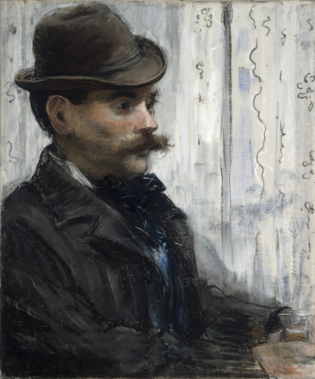 Alphonse Maureaun muotokuva, n. 1880 tekijältä Édouard Manet