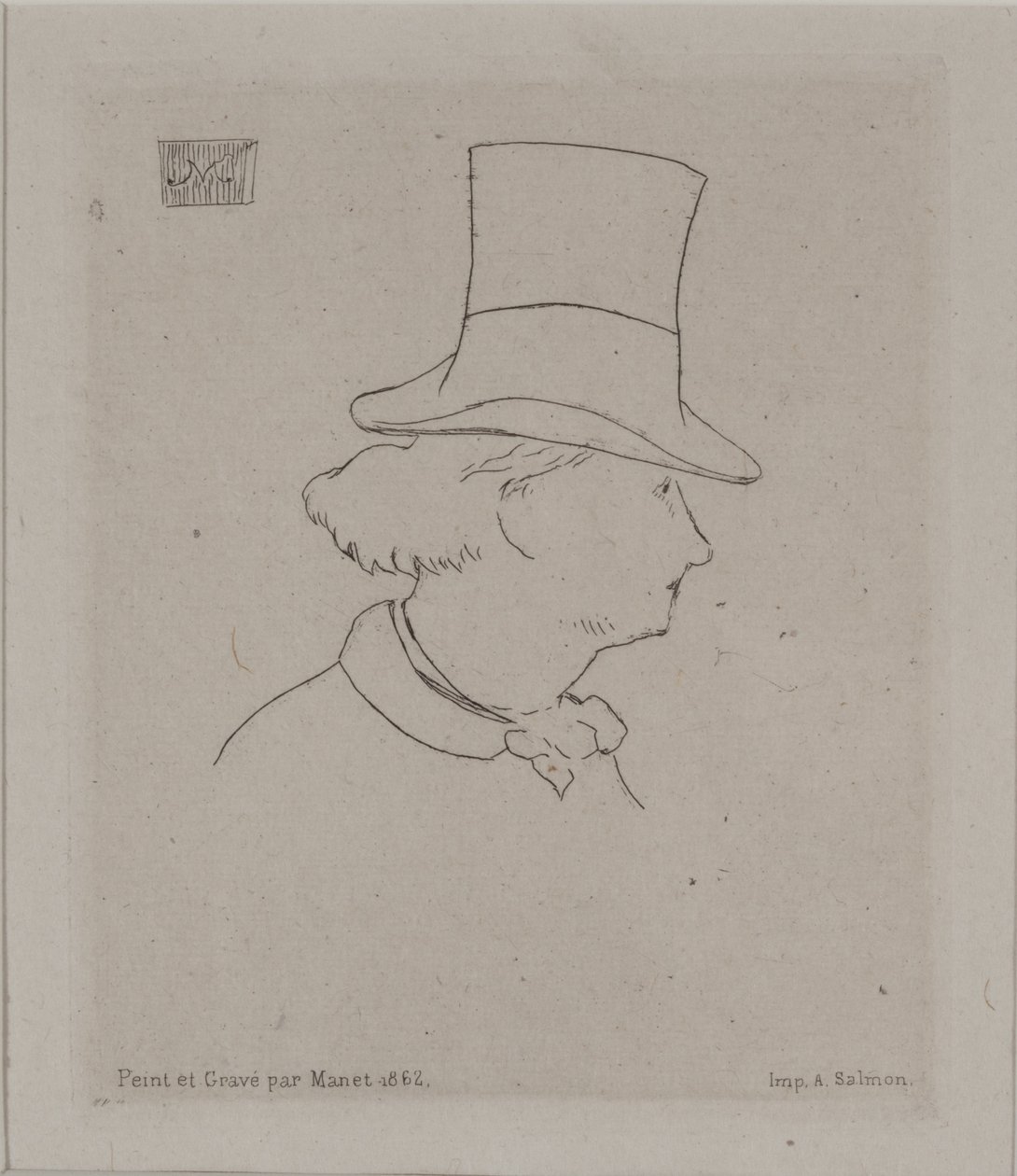 Baudelairen muotokuva tekijältä Édouard Manet