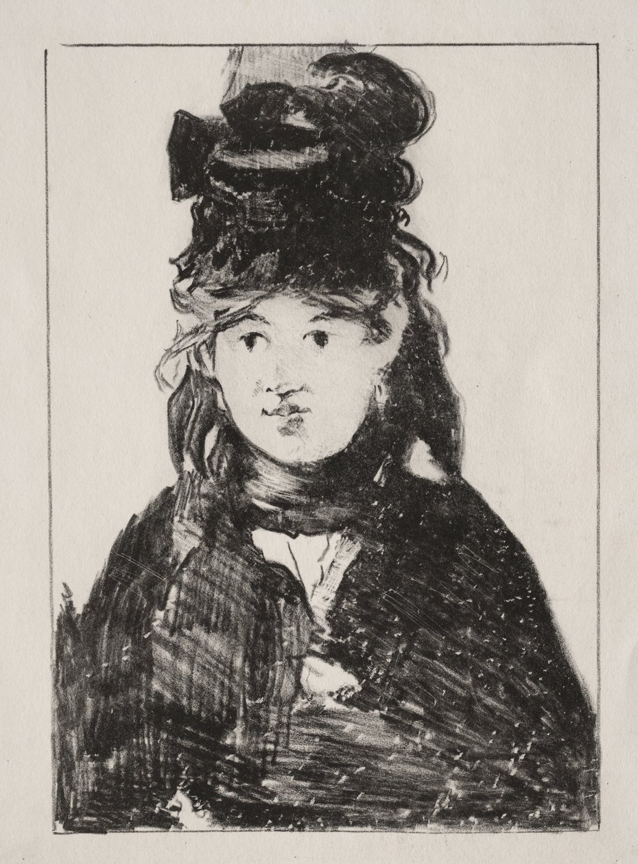 Berthe Morisotin muotokuva tekijältä Édouard Manet