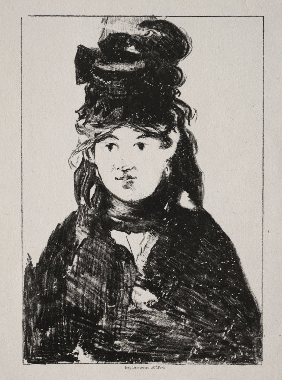 Berthe Morisotin muotokuva tekijältä Édouard Manet