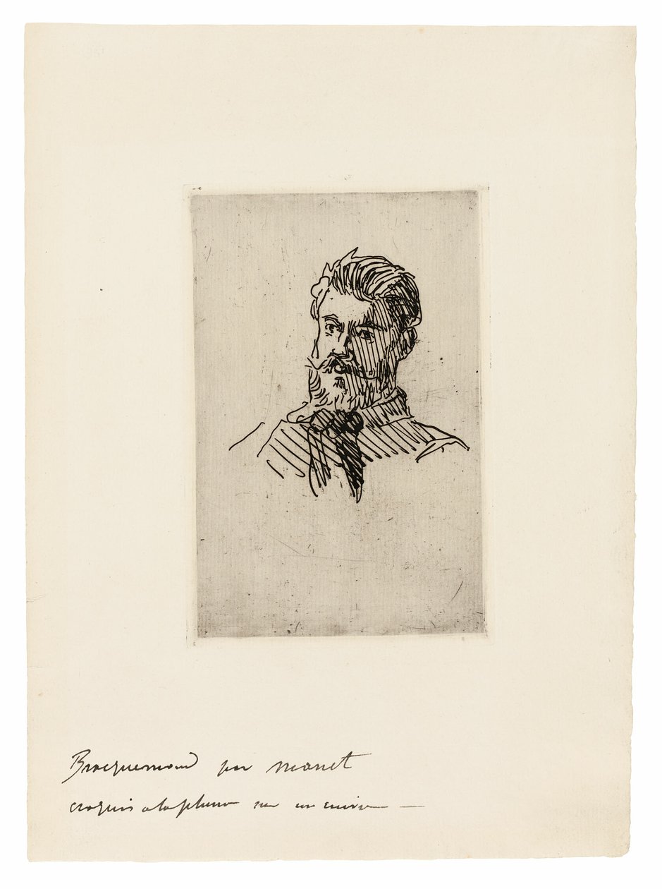 Felix Bracquemondin muotokuva tekijältä Édouard Manet