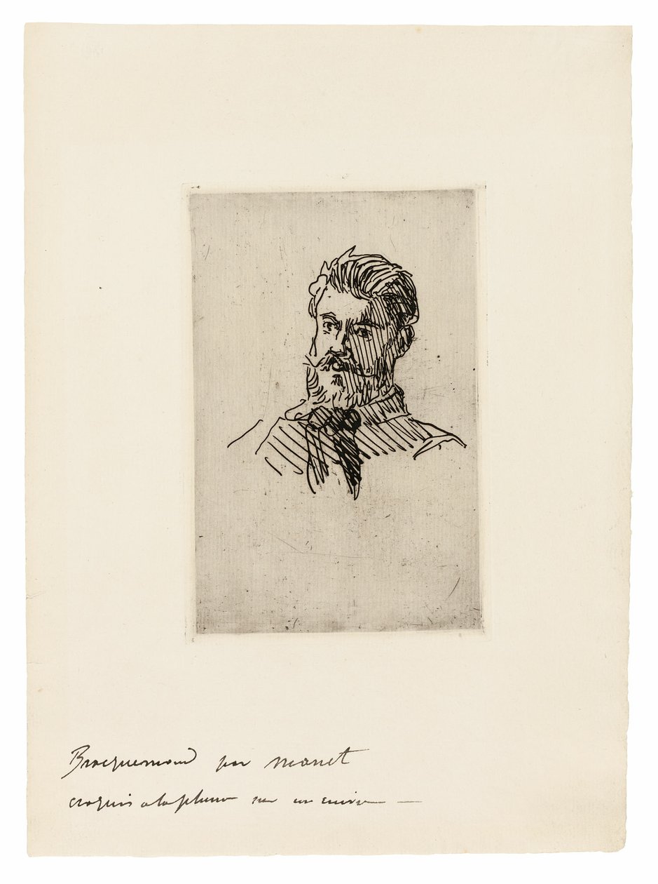 Felix Bracquemondin muotokuva tekijältä Édouard Manet
