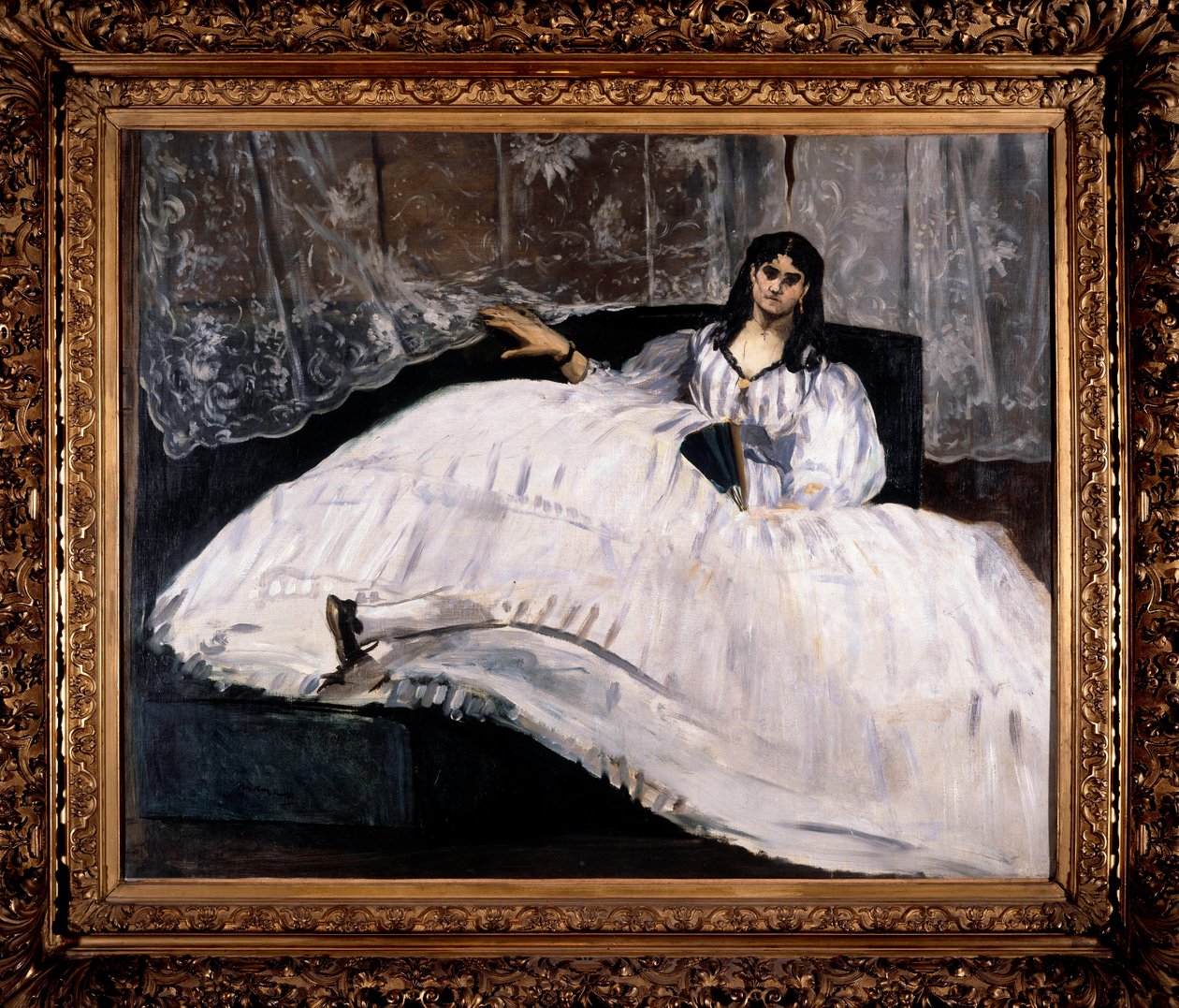 Muotokuva Baudelairen rakastajatar Jeanne Duvalista. Edouard Manet