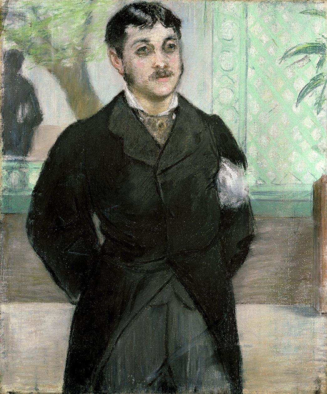 M. Gauthier-Lathuillen muotokuva, Le Pere Lathuille -ravintolan omistajan poika (pastelli kankaalle) tekijältä Édouard Manet