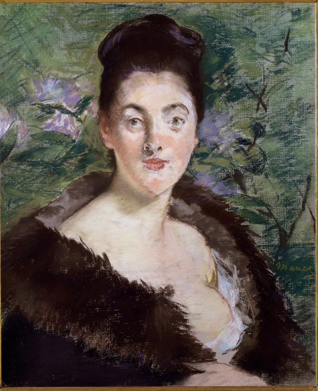 Tuntemattoman tai turkisnaisen muotokuva (öljy kankaalle tekijältä Édouard Manet