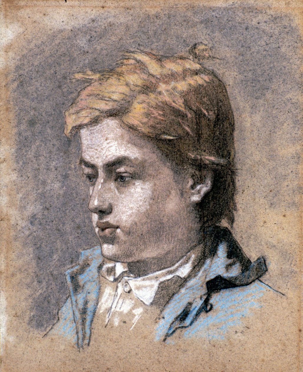 Nuoren miehen muotokuva, n. 1856 tekijältä Édouard Manet