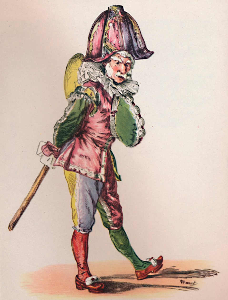 Punch, 1874-1876, 1946 tekijältä Édouard Manet