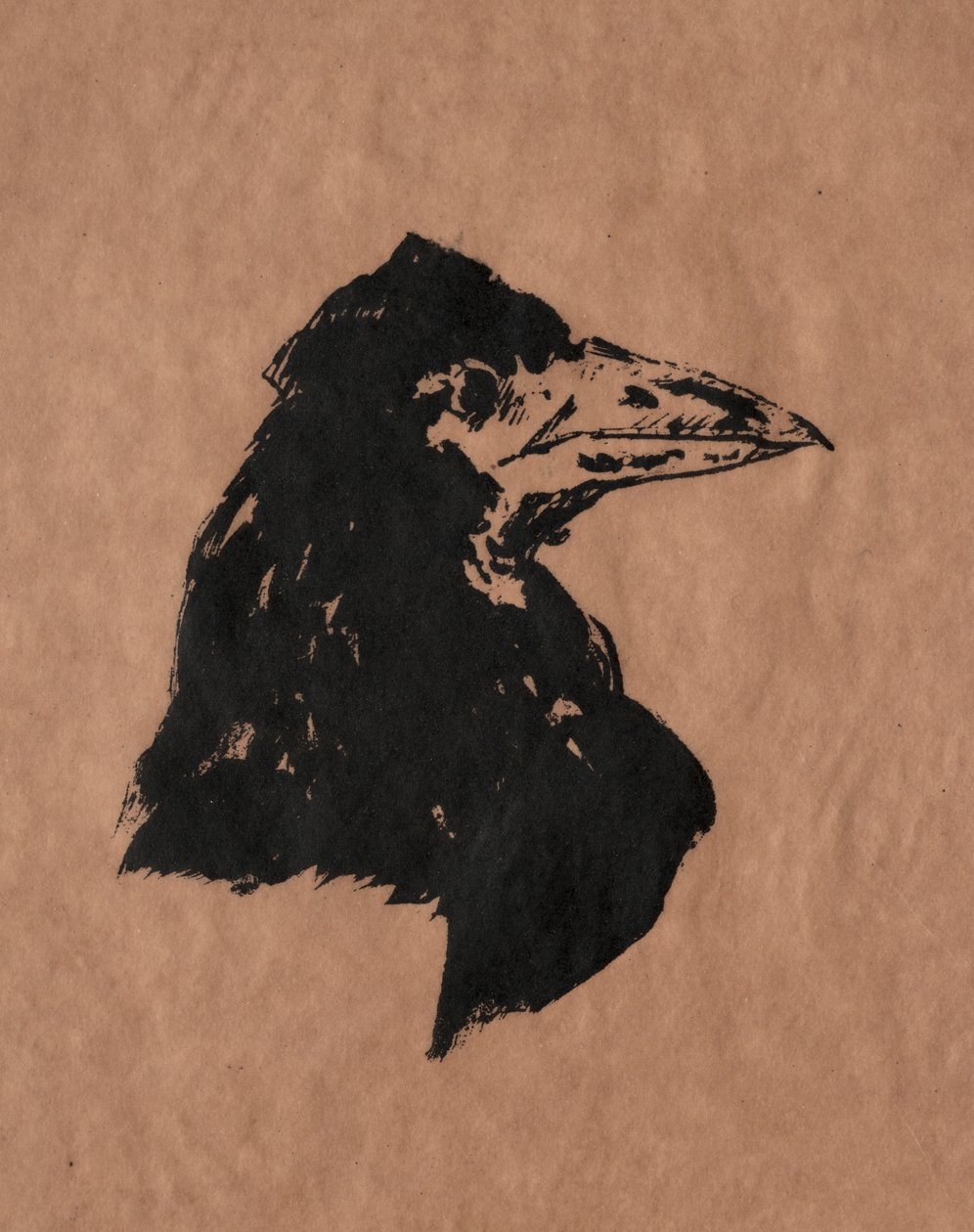 Raven Head. tekijältä Édouard Manet