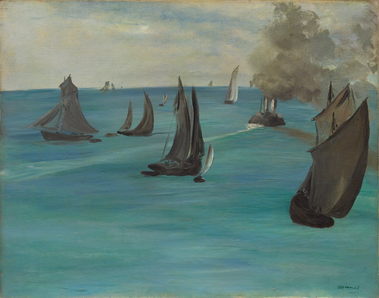 Merinäköala, tyyni sää tekijältä Édouard Manet