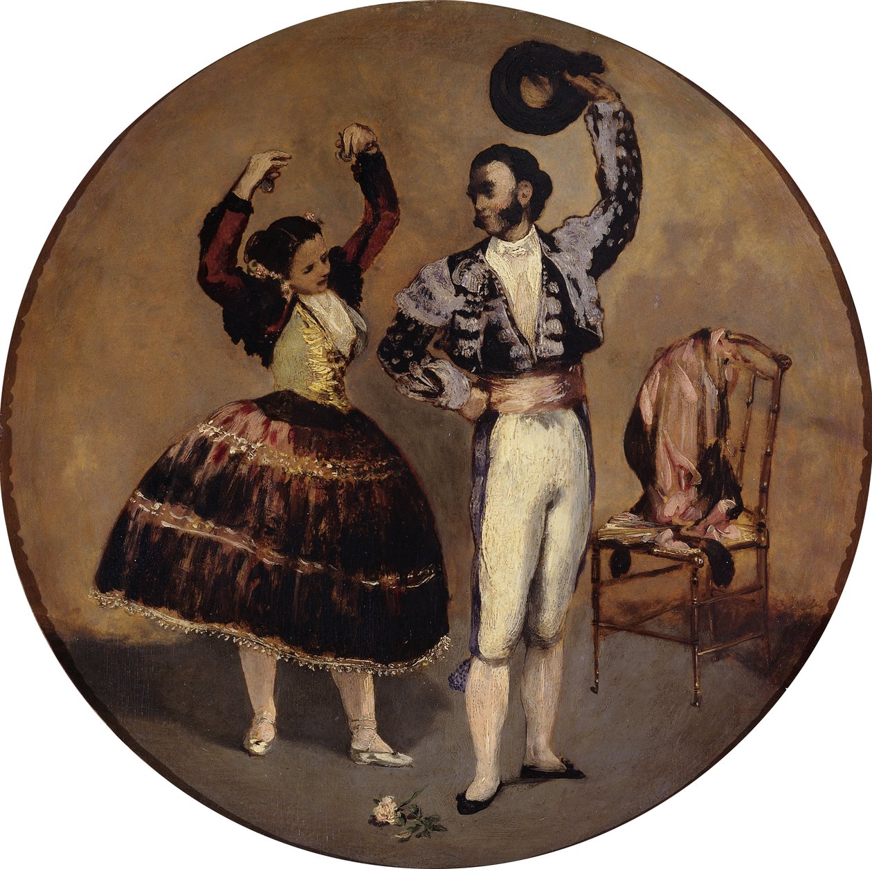 Espanjalaiset tanssijat tekijältä Édouard Manet