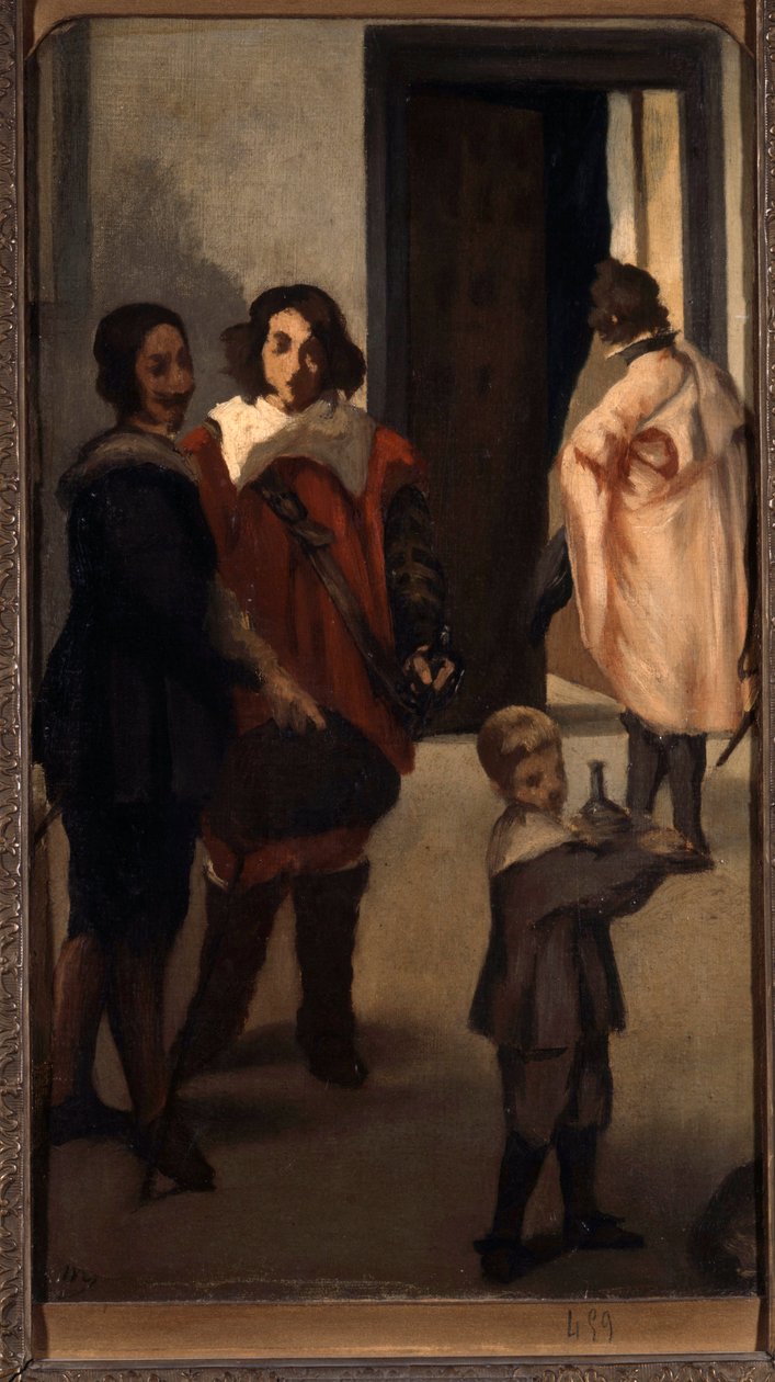 Edouard Manetin (1832-1883) Espanjan ratsumiesmaalaus 1859 su. 0,45 x 0,26 m Lyon, Kuvataidemuseo tekijältä Édouard Manet
