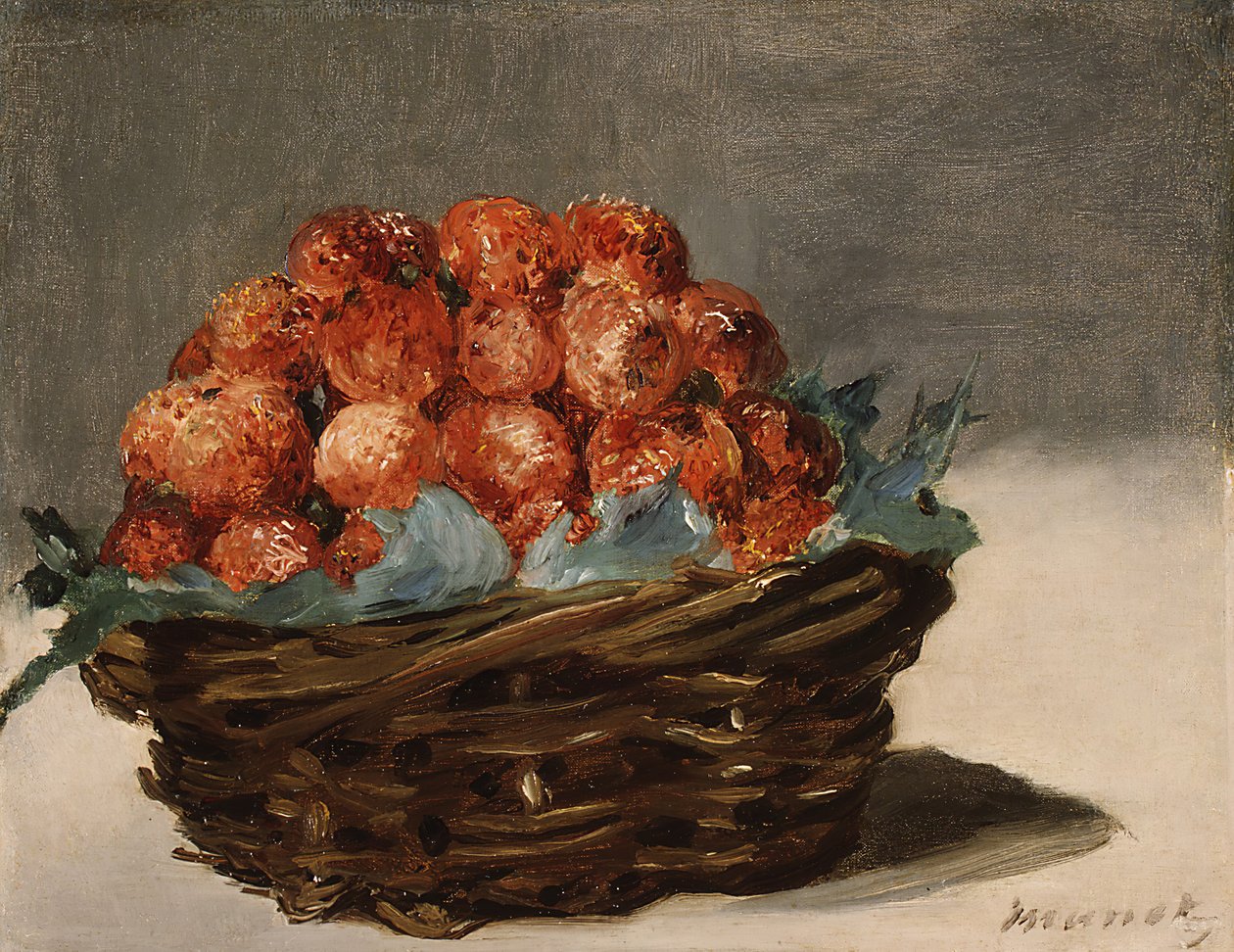 Mansikat, n. 1882. POISTA - kopio tekijältä Édouard Manet