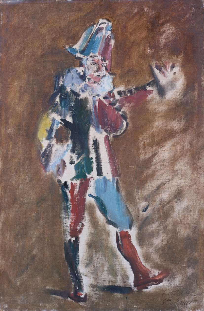 Tutkimus Polichinellelle, 1873 tekijältä Édouard Manet