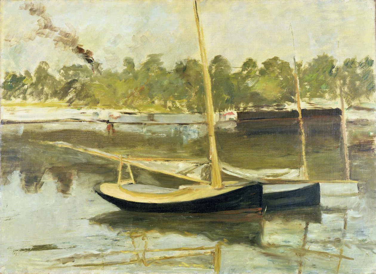 Tutkimus veneestä Argenteuilissa tekijältä Édouard Manet