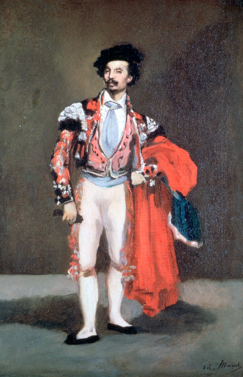Tanssija, Mariano Camprubi, 1862 tekijältä Édouard Manet