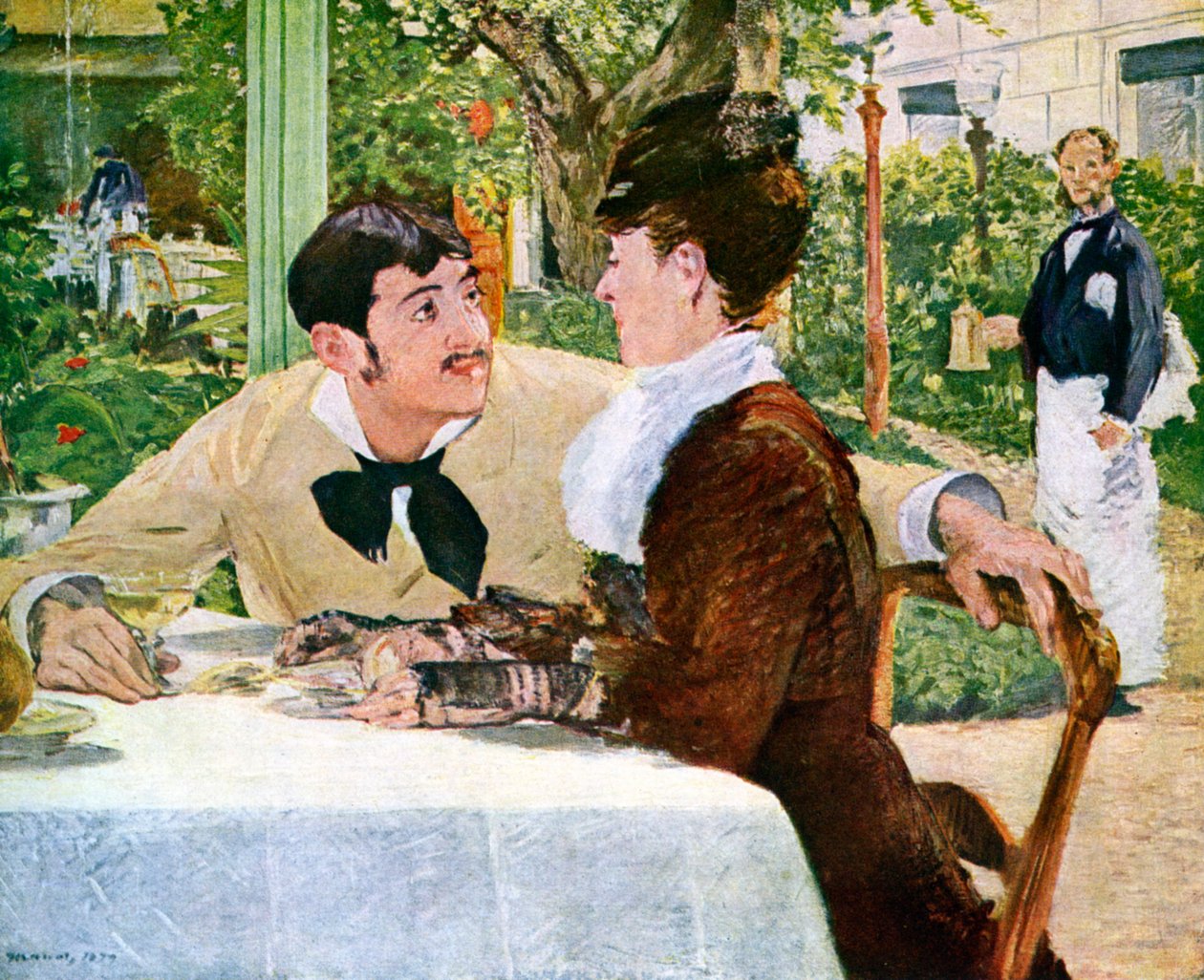 Pere Lathuillen puutarha, 1879 1938. tekijältä Édouard Manet