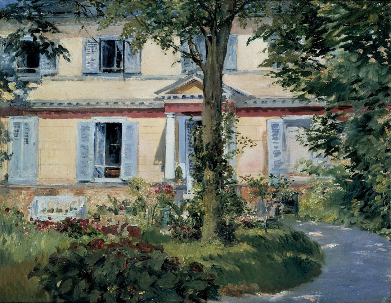 Talo Rueilissa tekijältä Édouard Manet
