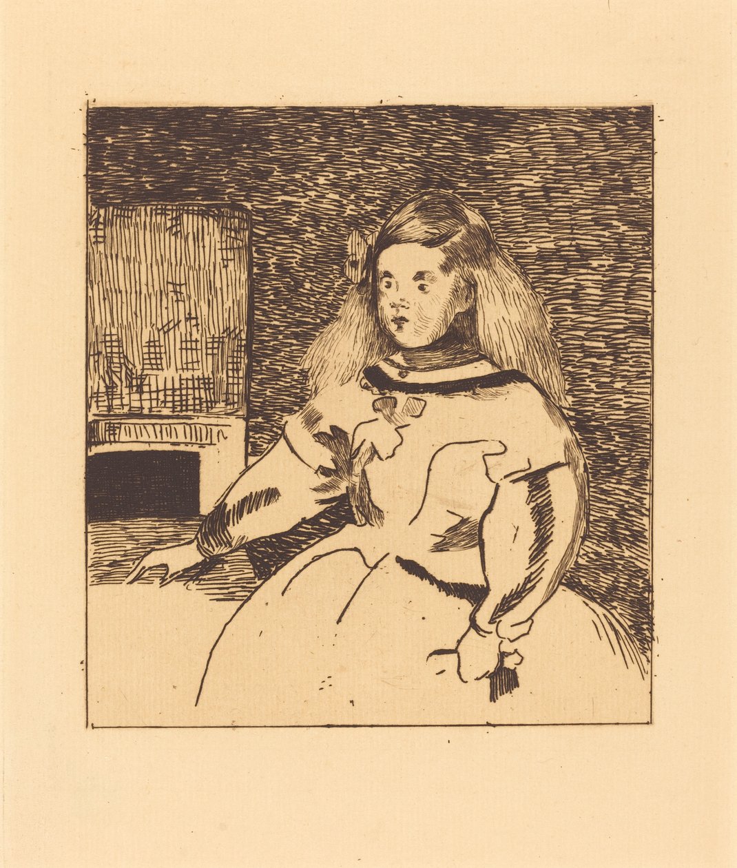 The Infanta Marguerite Infante Marguerite, 1861. tekijältä Édouard Manet