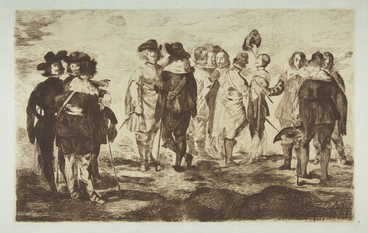 Pienet Cavaliers, Velázquezin jälkeen, 1861-62. tekijältä Édouard Manet