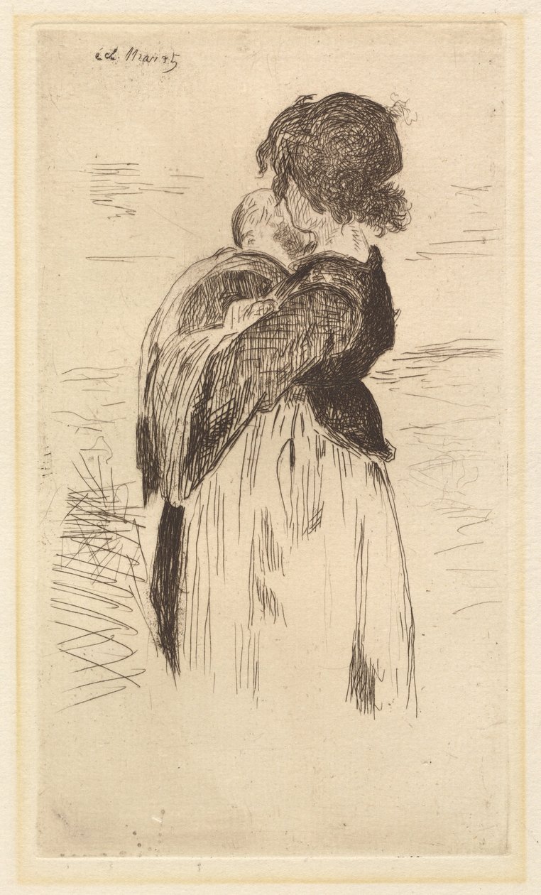 Pieni tyttö (Le petite fille) tekijältä Édouard Manet