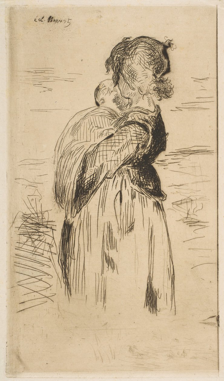 Pieni tyttö, 1861-62. tekijältä Édouard Manet