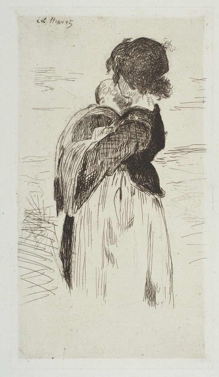 Pieni tyttö, 1861-62. tekijältä Édouard Manet