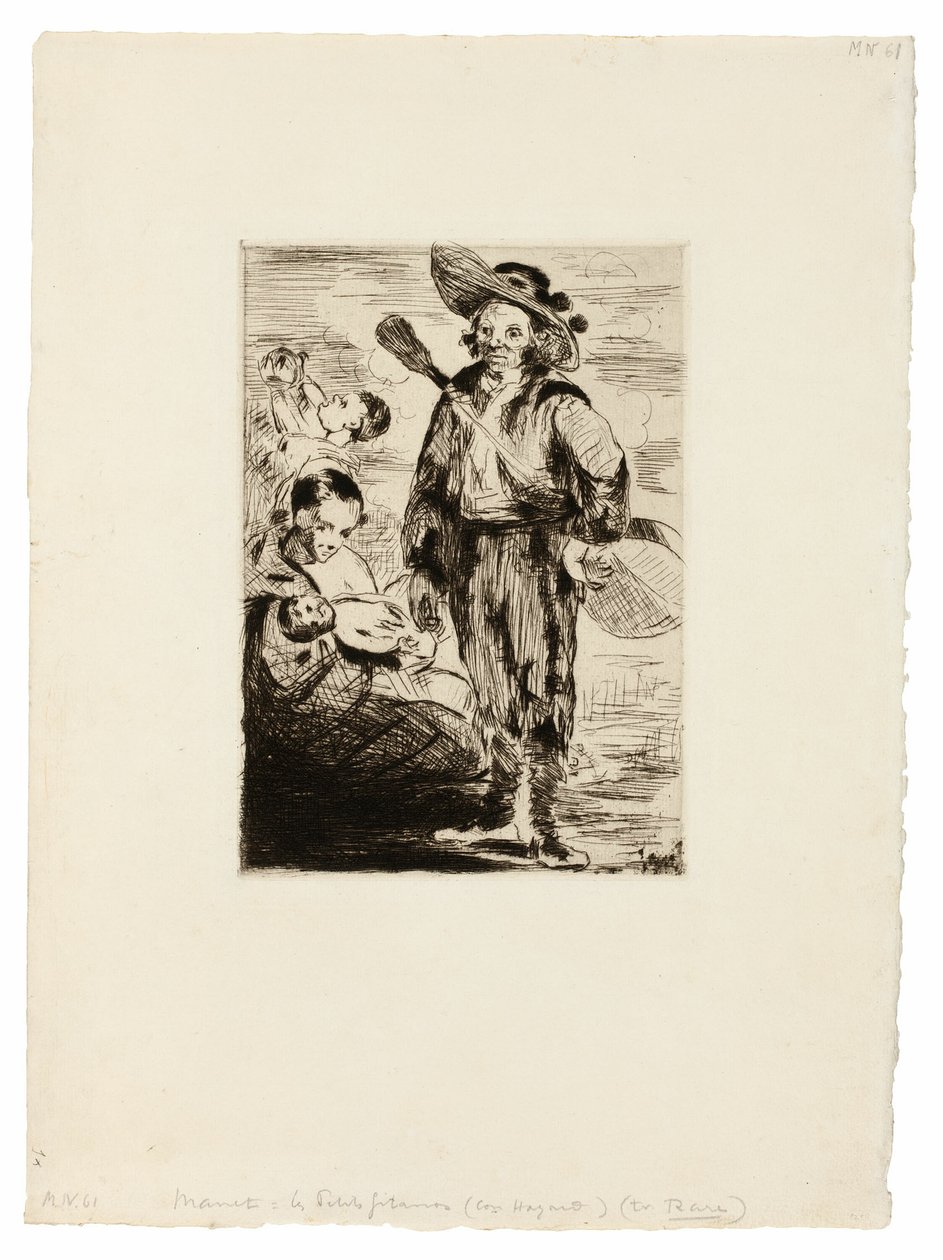 Pienet mustalaiset tekijältä Édouard Manet