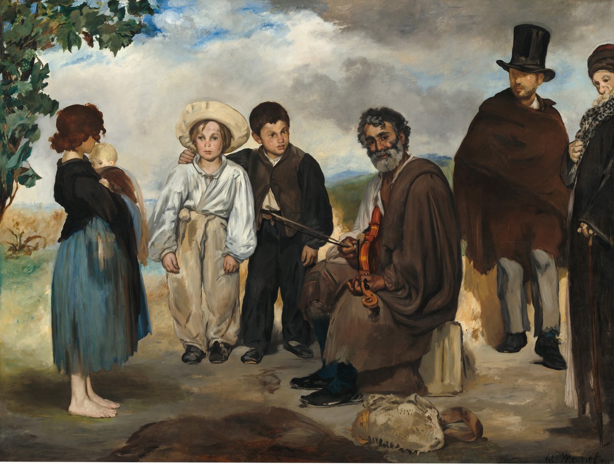 Vanha Muusikko tekijältä Édouard Manet