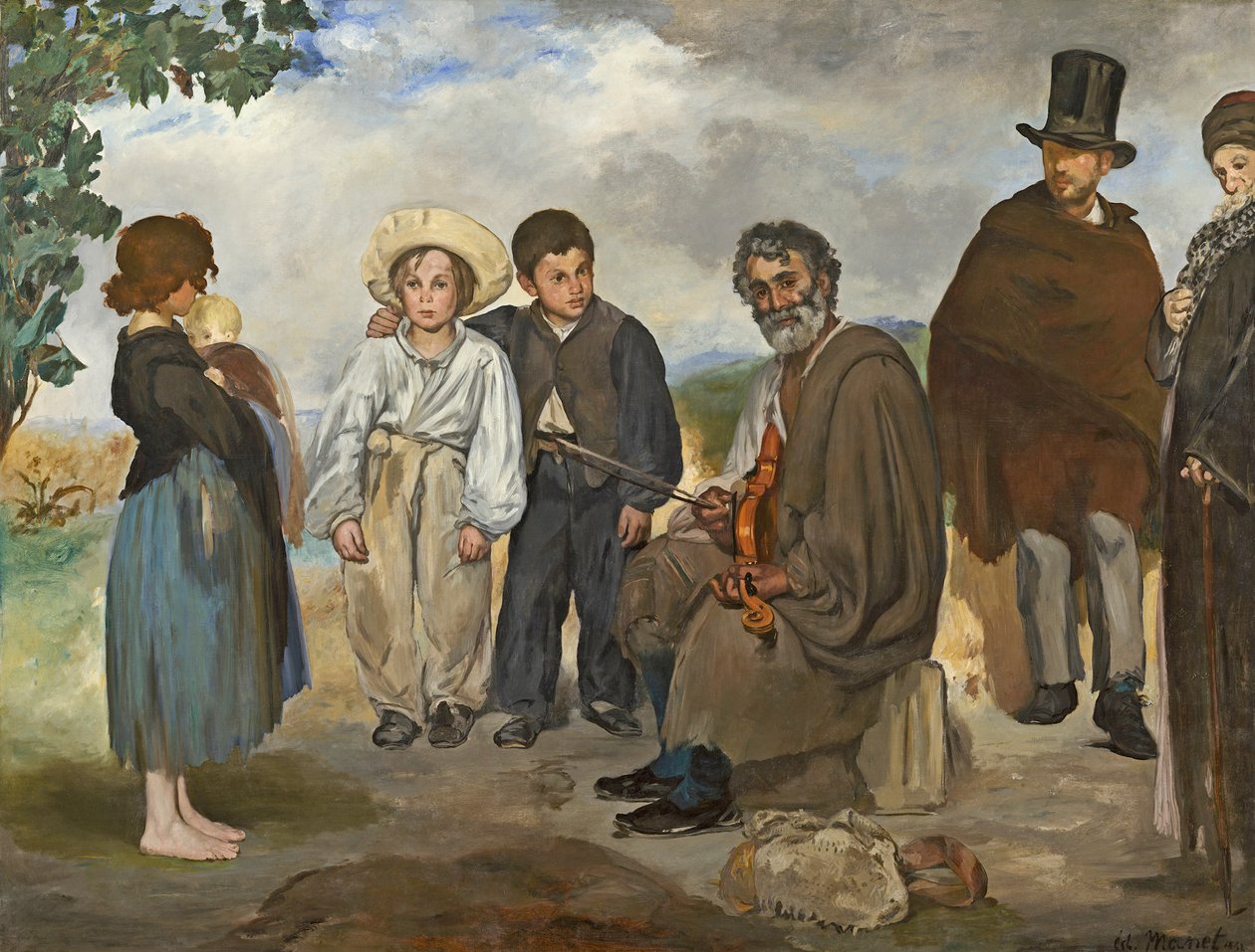 Vanha Muusikko tekijältä Édouard Manet