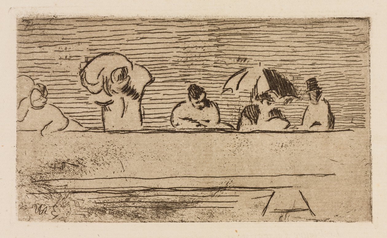 Sillan kaide, Le Fleuve -lehden laatta 5. tekijältä Édouard Manet