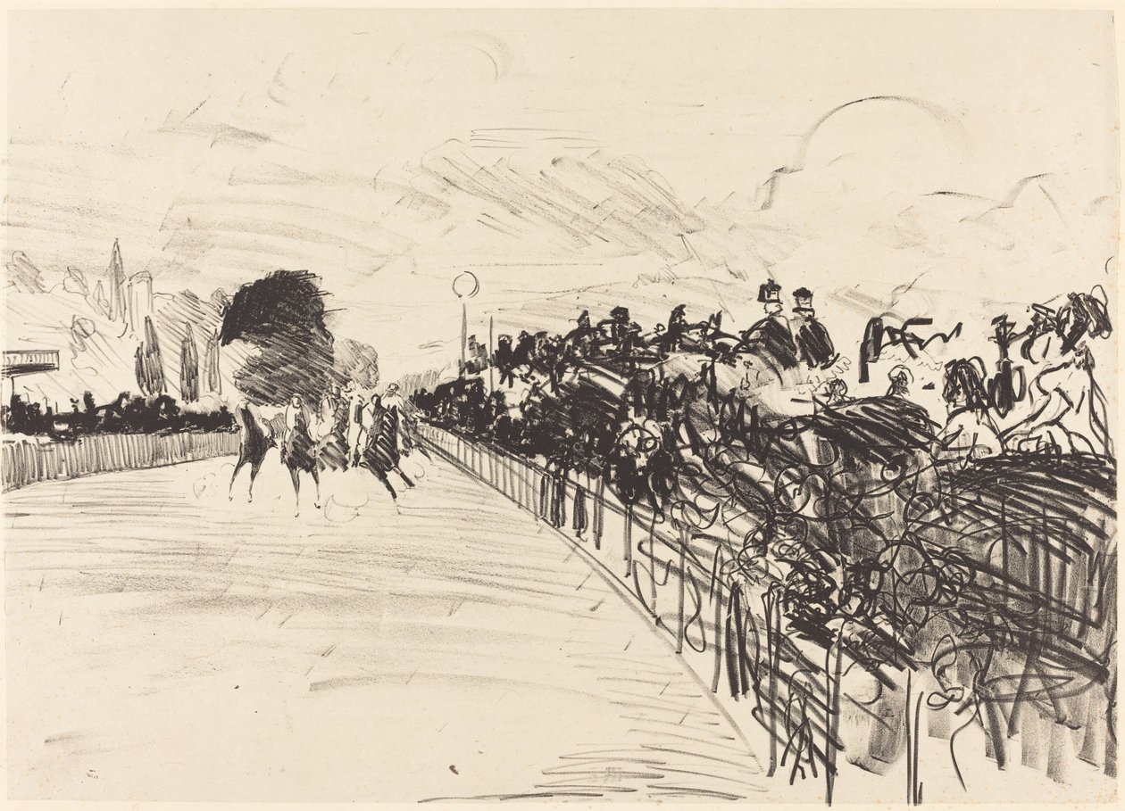 Kilpailut (Les kursseja) tekijältä Édouard Manet