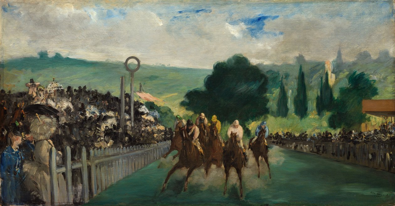 Longchampin kilpailut tekijältä Édouard Manet