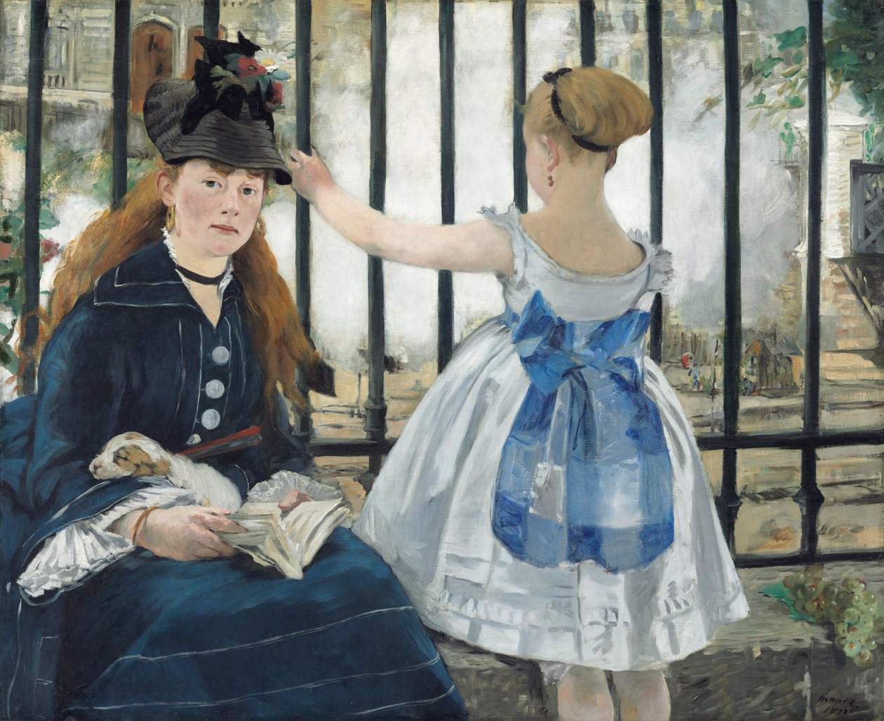 Rautatie tekijältä Édouard Manet