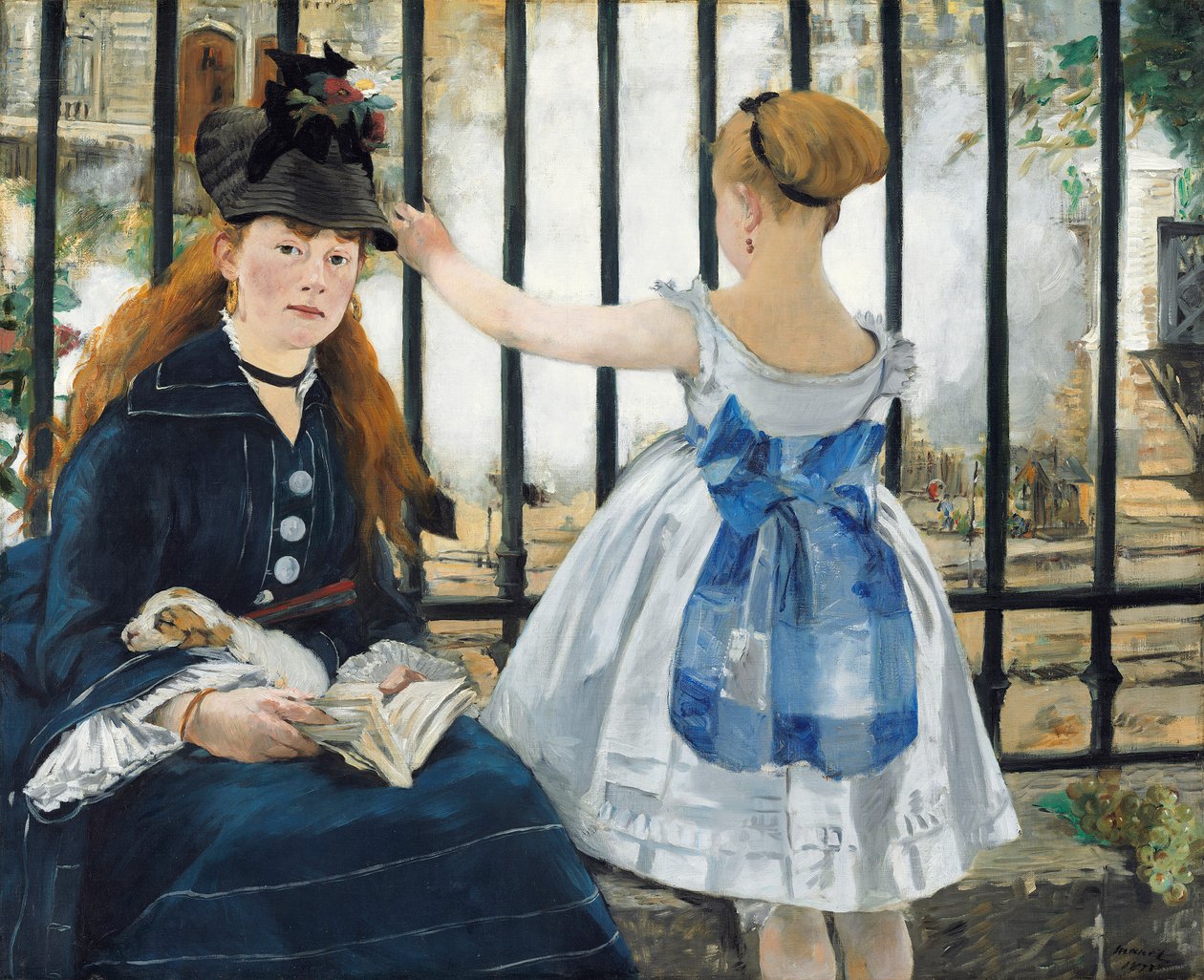 Rautatie tekijältä Édouard Manet