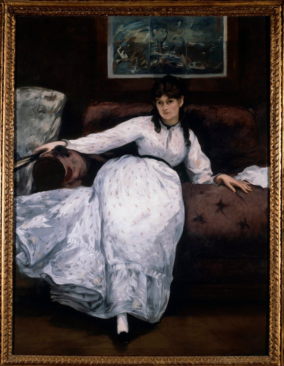 The Rest (Muotokuva naismaalari Berthe Morisotista sohvalla) Edouard Manet