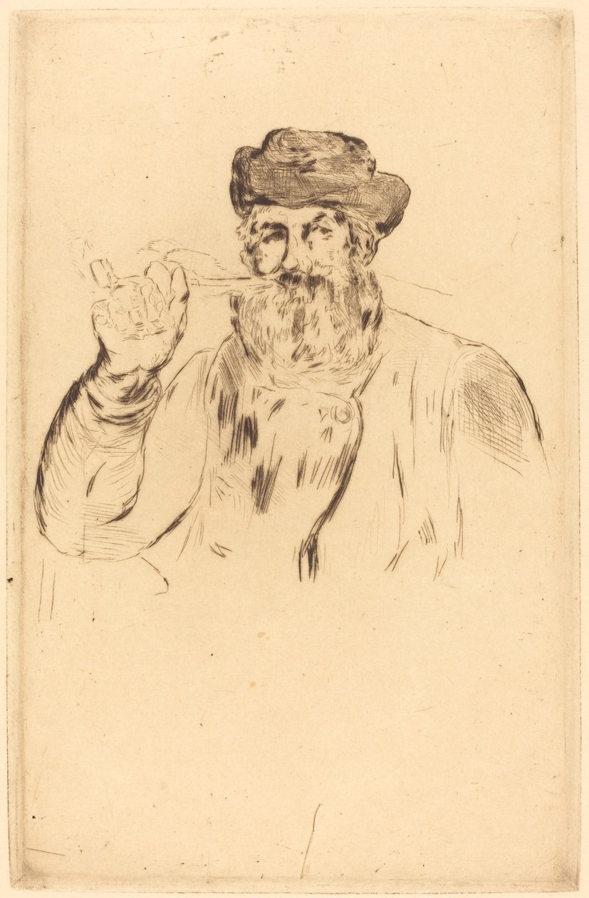Tupakoitsija tekijältä Édouard Manet