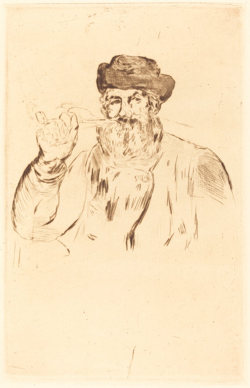 Tupakoitsija tekijältä Édouard Manet