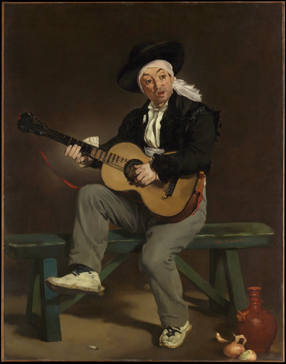 Espanjalainen laulaja tekijältä Édouard Manet