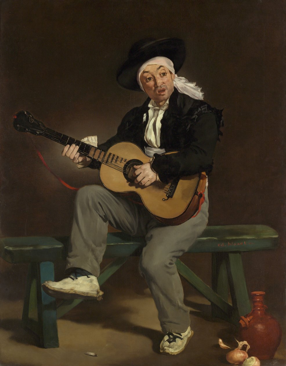 Espanjalainen laulaja tekijältä Édouard Manet