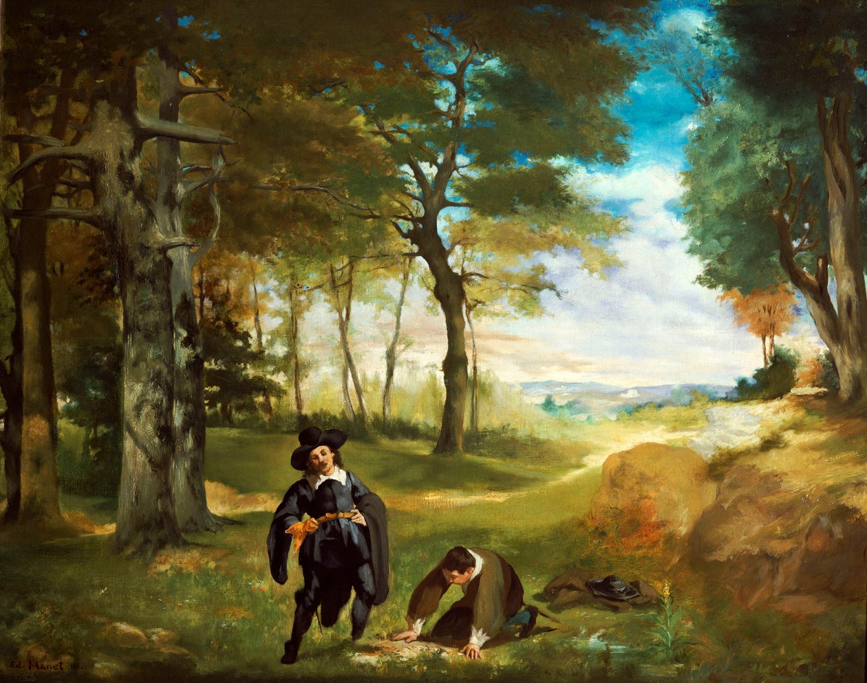 Salamancan opiskelijat, 1860 tekijältä Édouard Manet