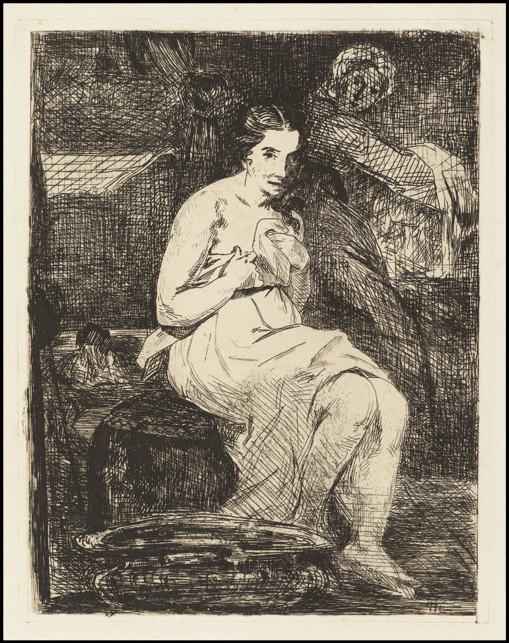 WC, 1862 tekijältä Édouard Manet