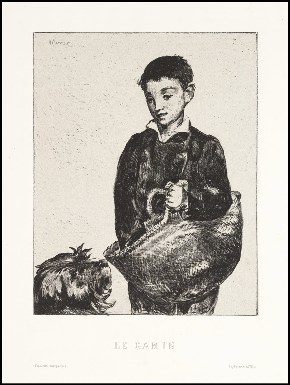 Urchin, 1862 tekijältä Édouard Manet