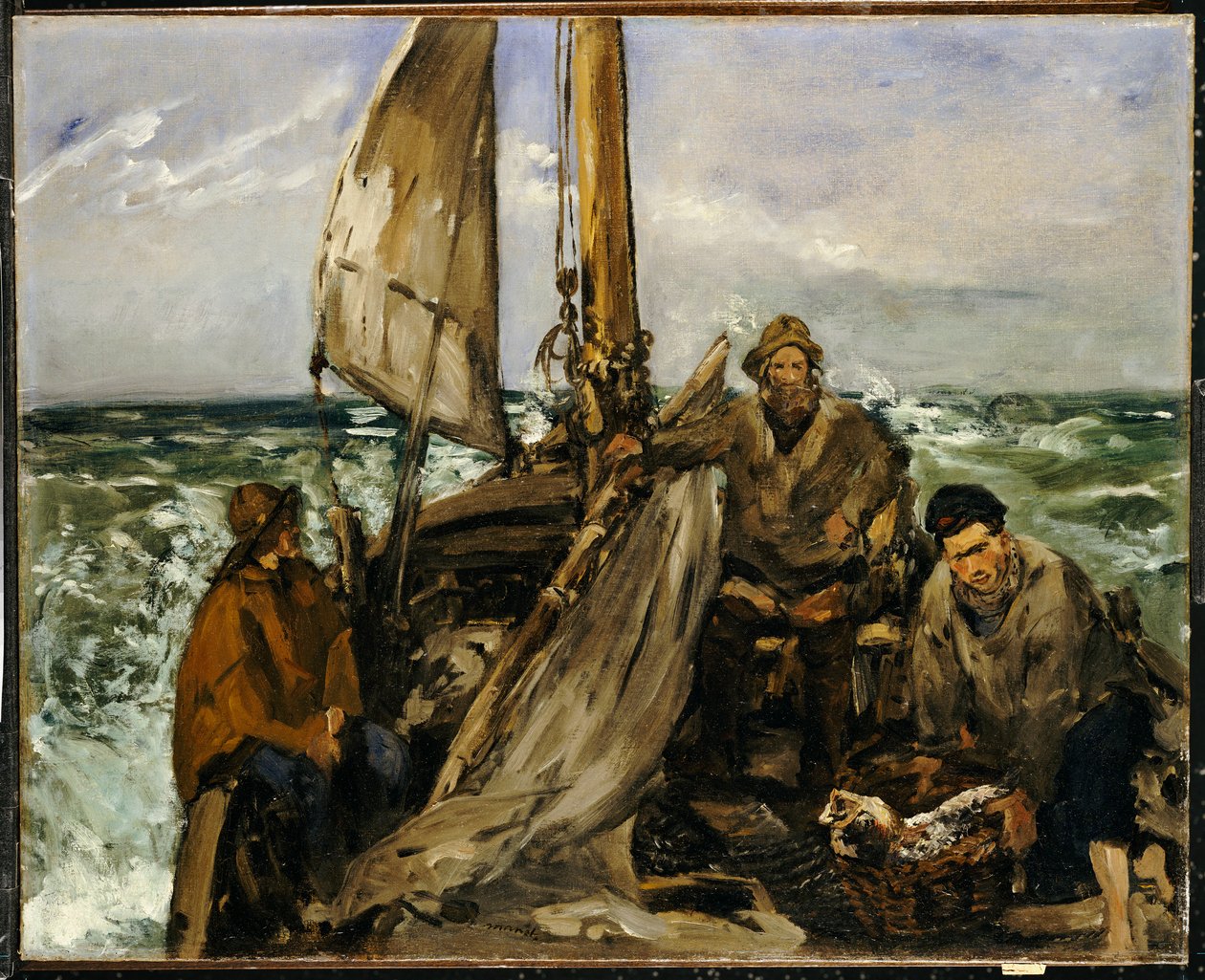 The Workers of the Sea, 1873 tekijältä Édouard Manet