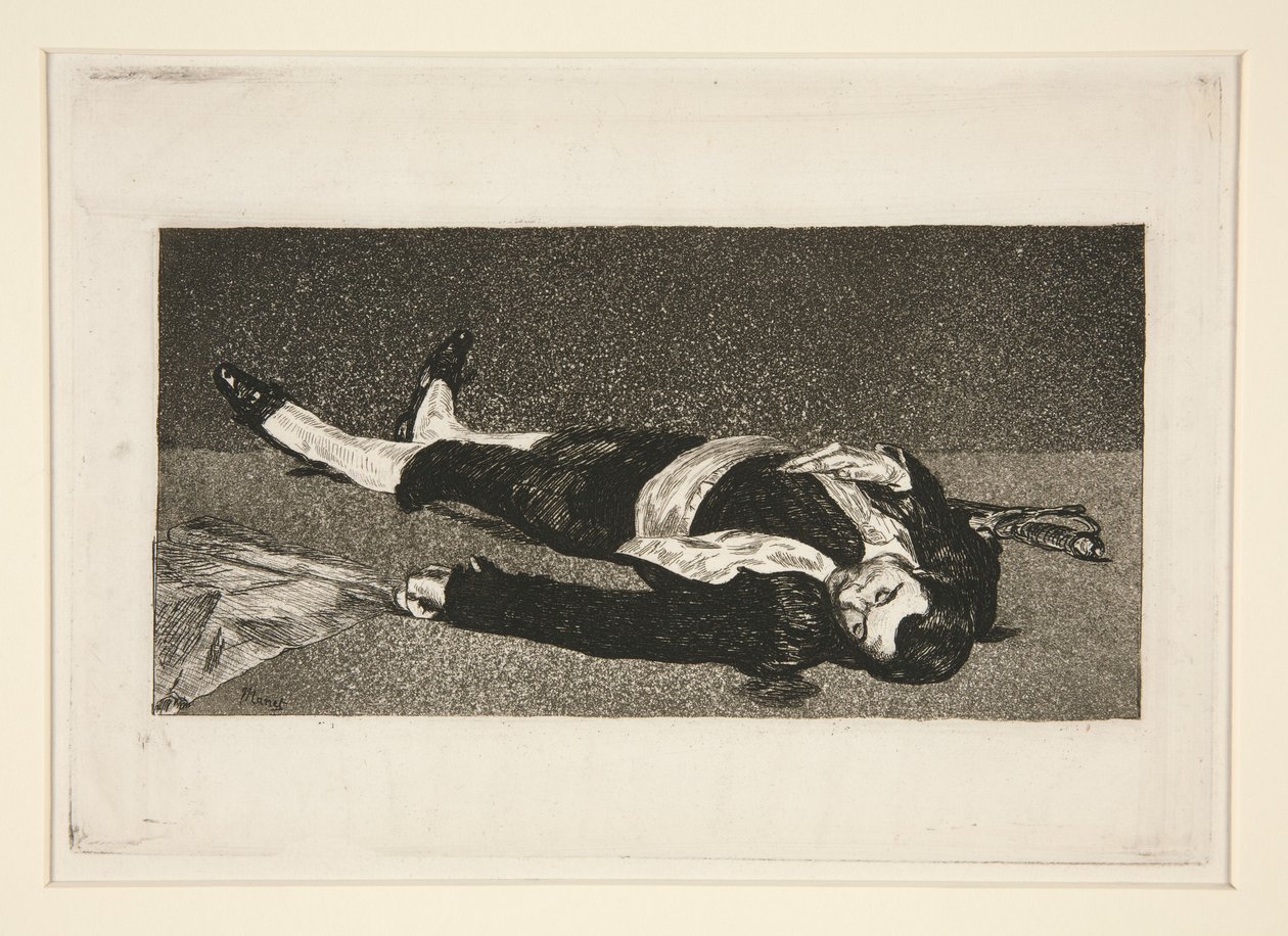 Kuollut härkätaistelija tekijältä Édouard Manet
