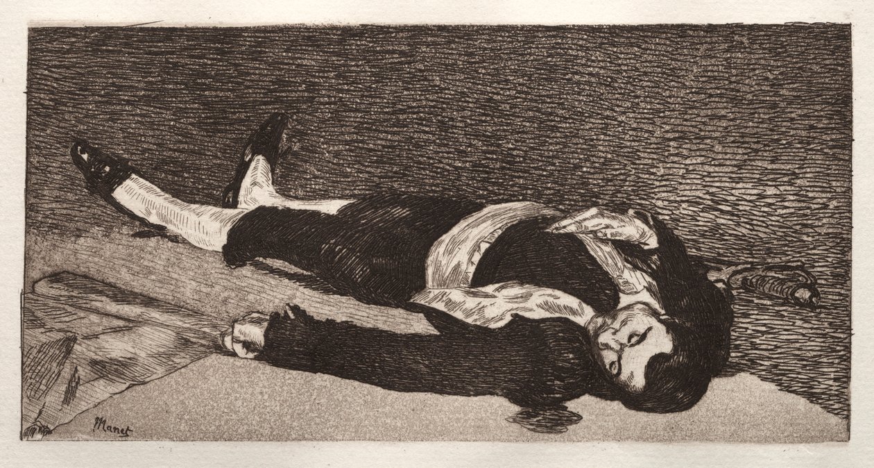 tappava härkätaistelija tekijältä Édouard Manet